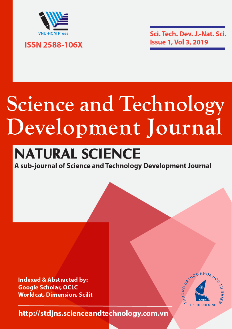 Tạp chí Phát triển Khoa học và Công nghệ - Khoa học Tự nhiên